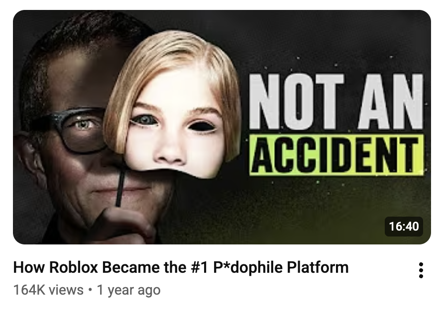 Roblox investigation, 164K views